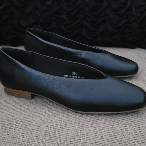 M & S COLLECTION GENUINE LEATHER BALLERINA FLATS - Picture 5 of 13